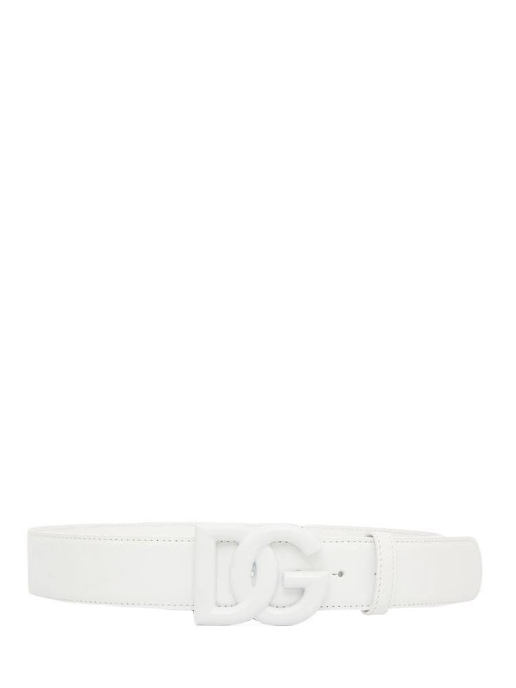 DOLCE E GABBANA DOLCE E GABBANA WHITE BELT