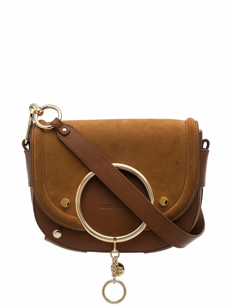 SEE BY CHLOÉ SEE BY CHLOÉ WOMEN'S BROWN LEATHER SHOULDER BAG,CHS20ASA29820242 UNI