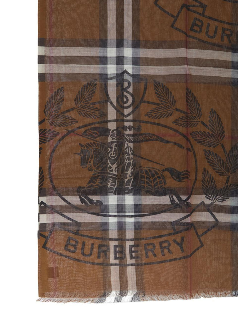 BURBERRY BURBERRY BROWN SCARF
