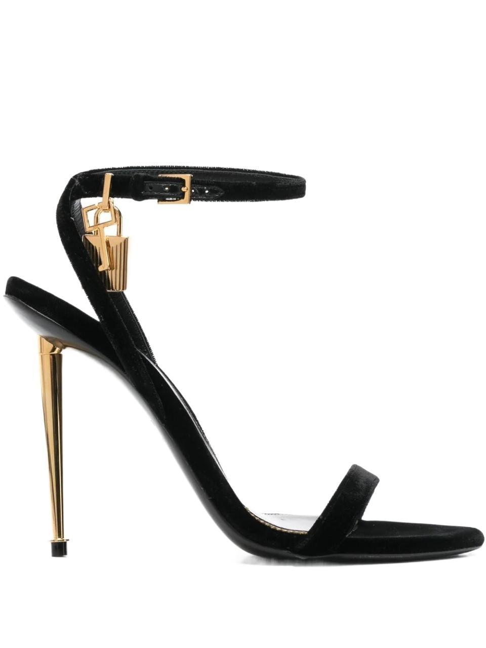 TOM FORD TOM FORD BLACK SANDALS