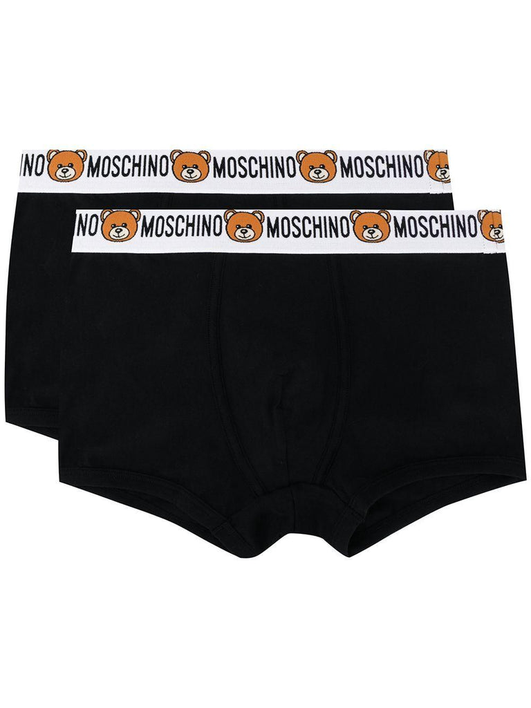 MOSCHINO MOSCHINO MEN'S BLACK COTTON BOXER,A477081190555 XS