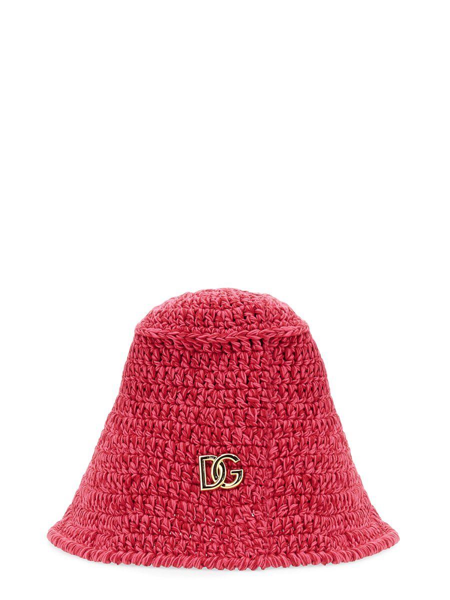 DOLCE E GABBANA DOLCE E GABBANA PINK HAT