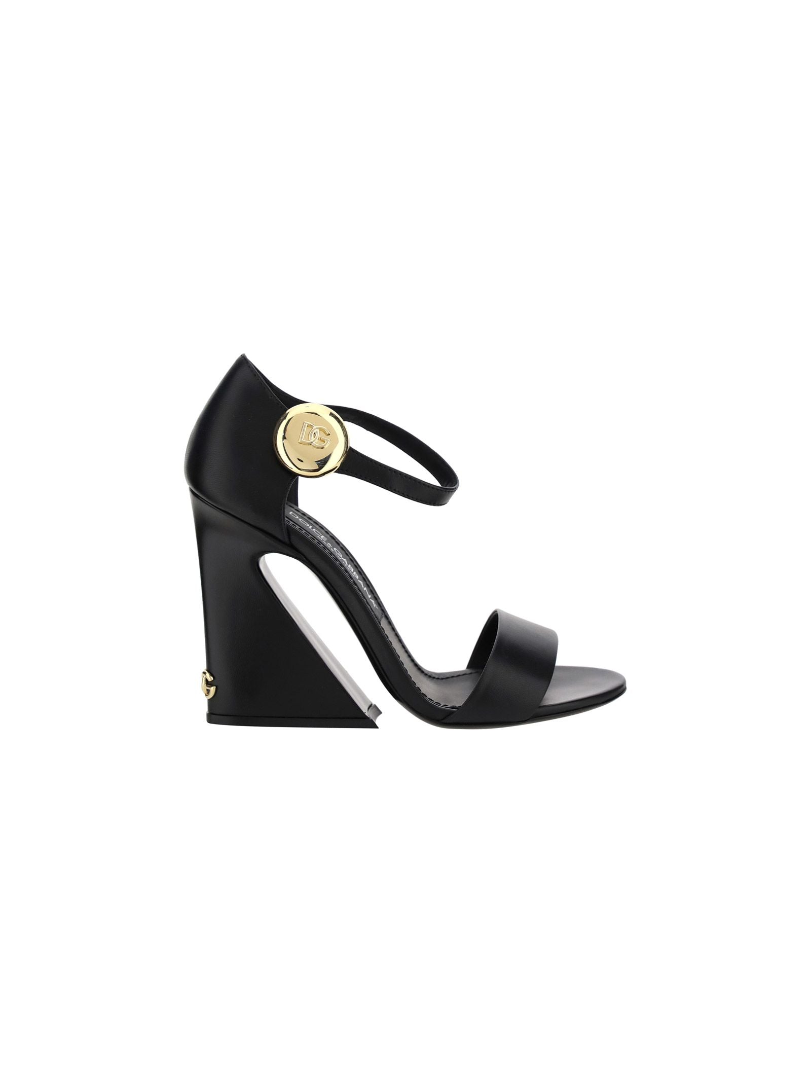 DOLCE E GABBANA DOLCE E GABBANA BLACK SANDALS