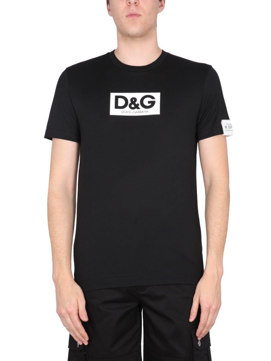 DOLCE E GABBANA DOLCE E GABBANA BLACK T-SHIRT