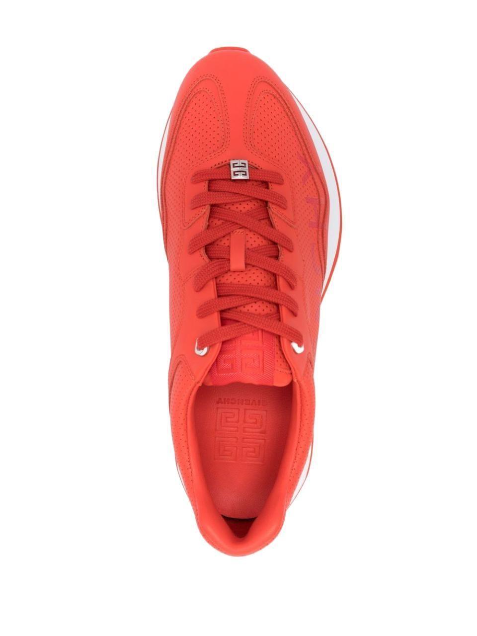 GIVENCHY GIVENCHY ORANGE SNEAKERS