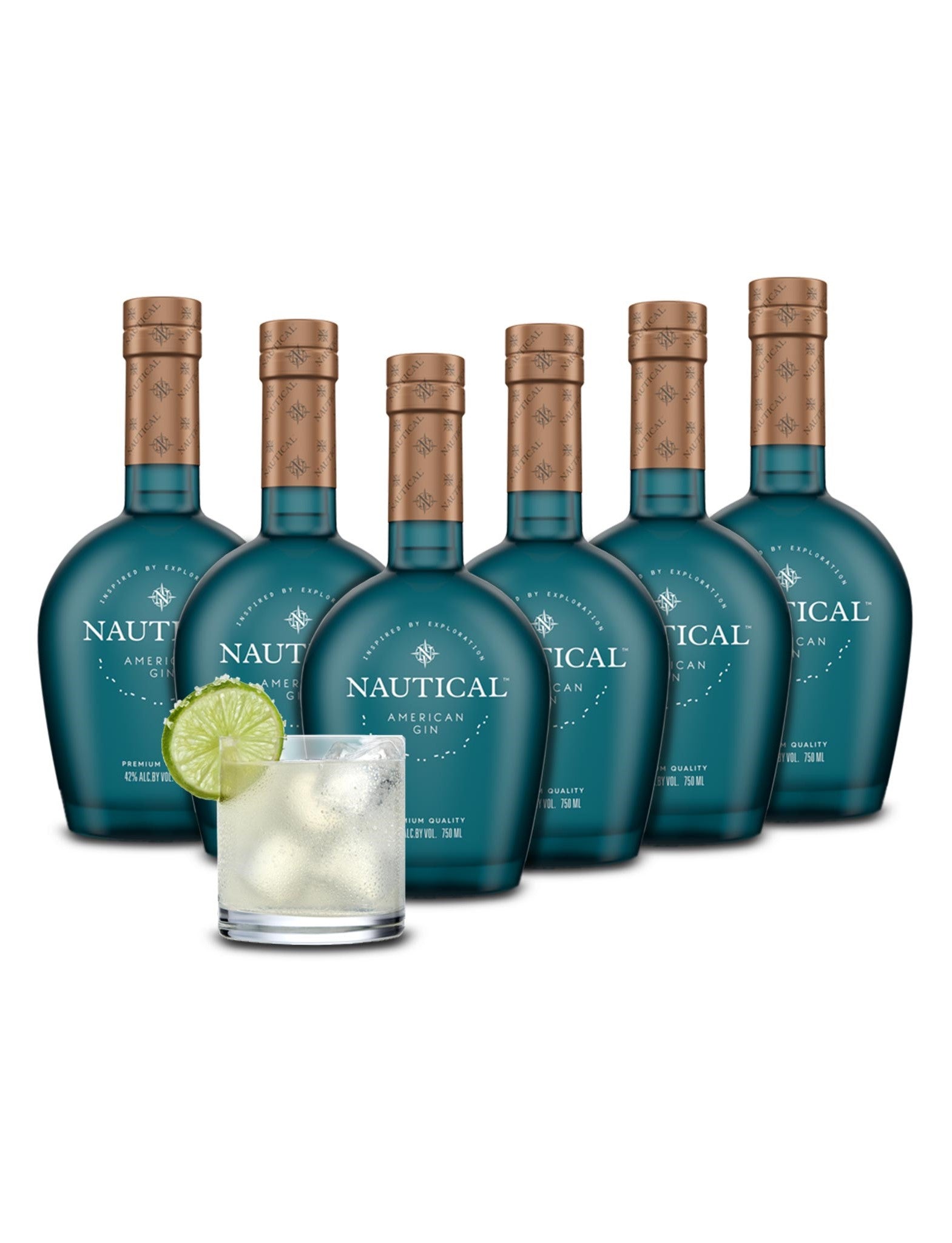 Nautical American Gin 6-Pack Case