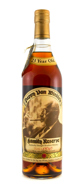 Pappy Van Winkle 23 year Family Reserve Bourbon