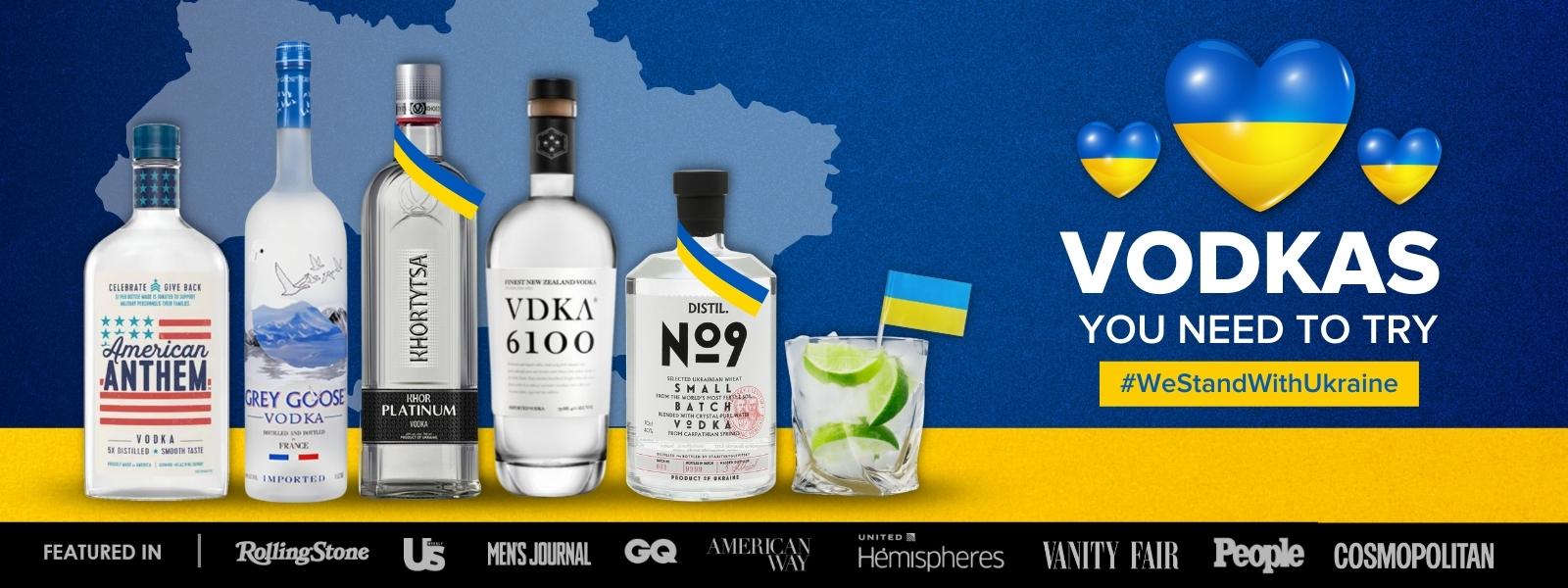 Try These Vodkas and Stand with Ukraine at CaskCartel.com