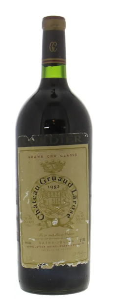 1982 | Chateau Gruaud Larose | Chateau Gruaud Larose damaged label (Magnum)