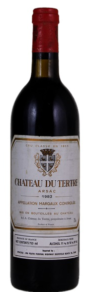 1982 | ChÃ¢teau du Tertre | Margaux