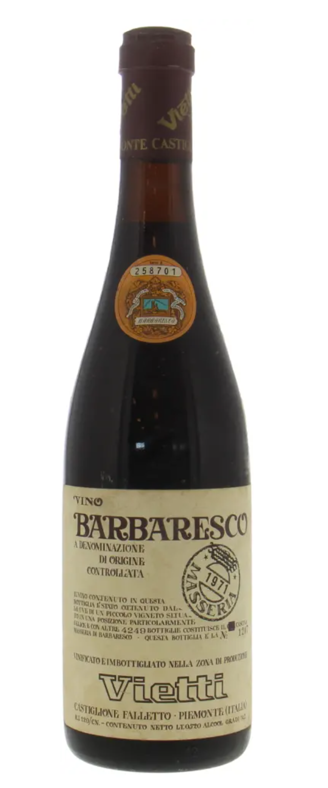 1971 | Vietti | Barbaresco Masseria