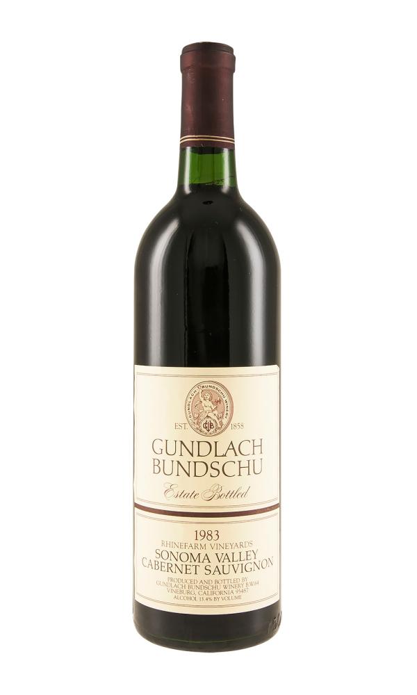 1983 | Gundlach Bundschu | Cabernet Sauvignon