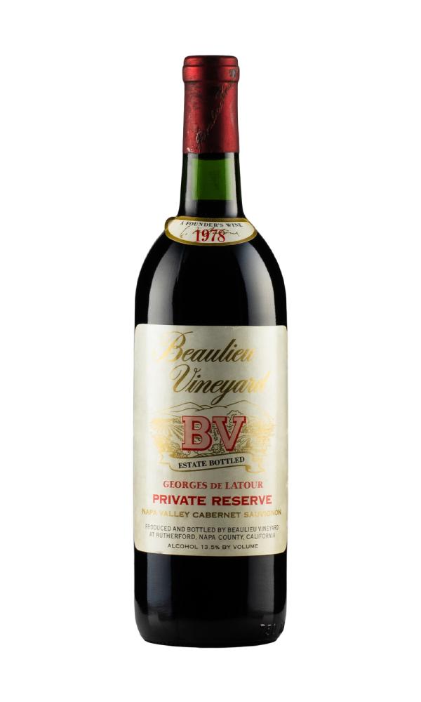 1978 | Beaulieu Vineyard | Georges de Latour Private Reserve Cabernet Sauvignon