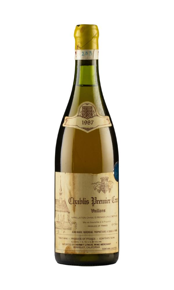 1987 | Domaine FranÃ§ois Raveneau | Chablis Les Vaillons