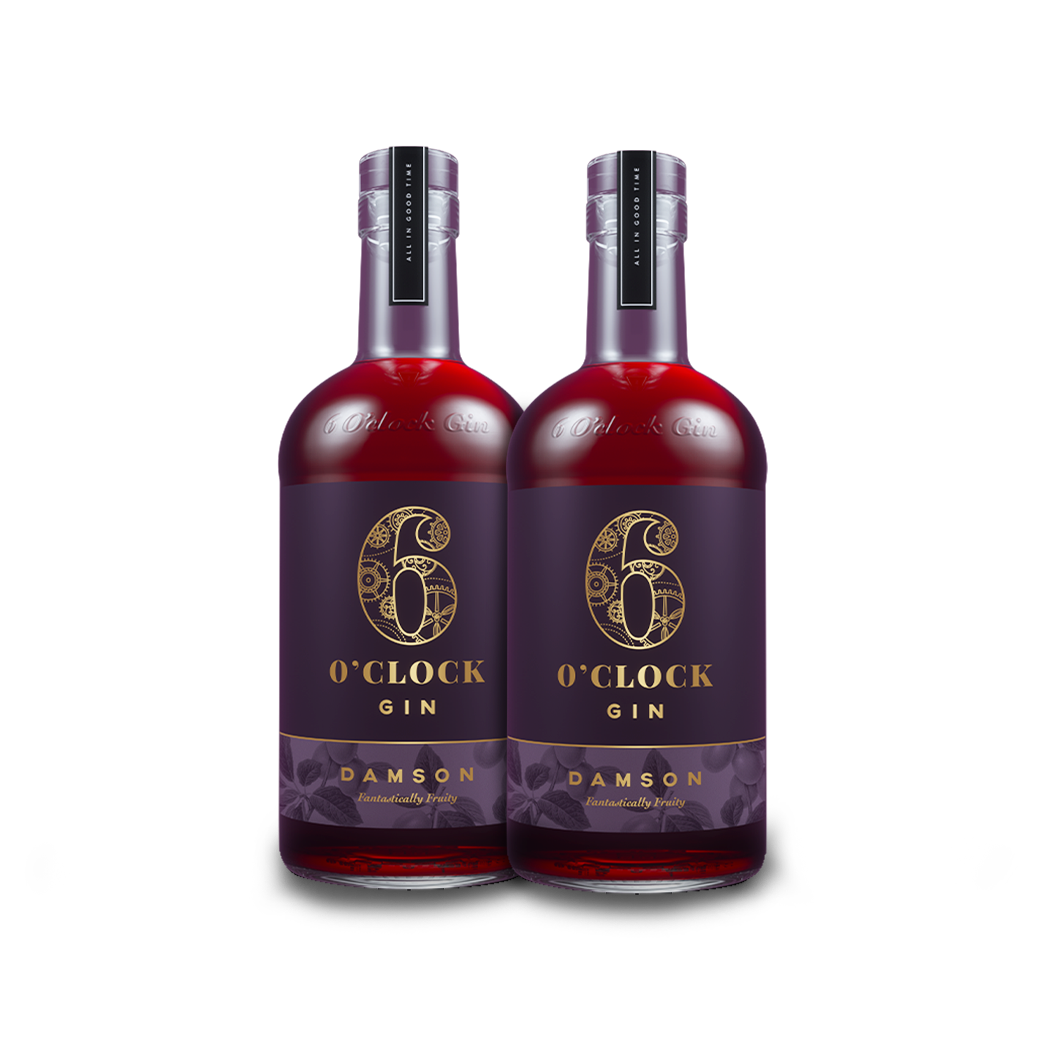 6 O'Clock Gin Damson Gin (2) Bottle Bundle