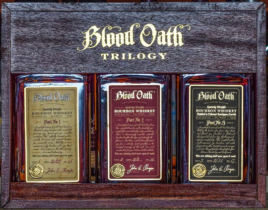 Blood Oath Trilogy Set | Pact No. 1-2-3 | Kentucky Straight Bourbon Whiskey At CaskCartel.com