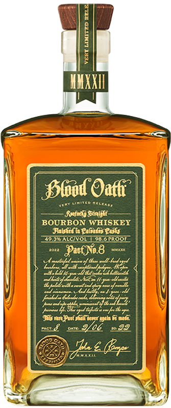 Blood Oath Pact 8 | 2022 One-Time Limited Release | Kentucky Straight Bourbon Whiskey At CaskCartel.com
