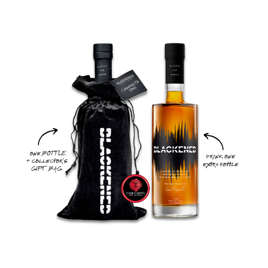 BUY] METALLICA | BLACKENED™ American Whiskey "Velvet Bag" | Blackened The World | Limited Edition **Collect ONE/Drink ONE** at CaskCartel.com