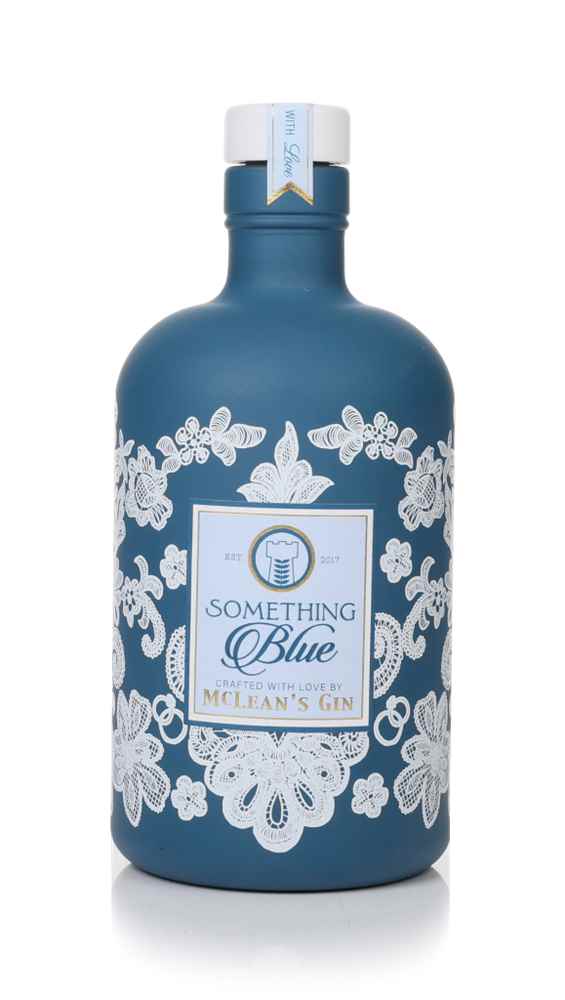 blue gin bottle