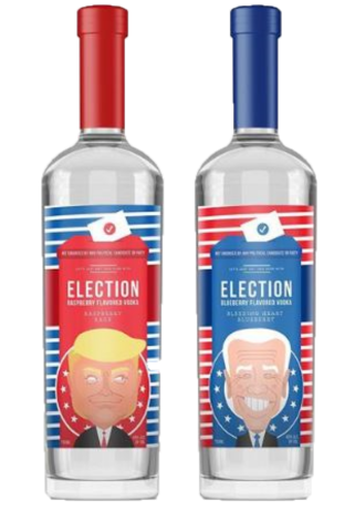 Buy the 2020 Election Spirits Vodka 2 Bottle Set Online