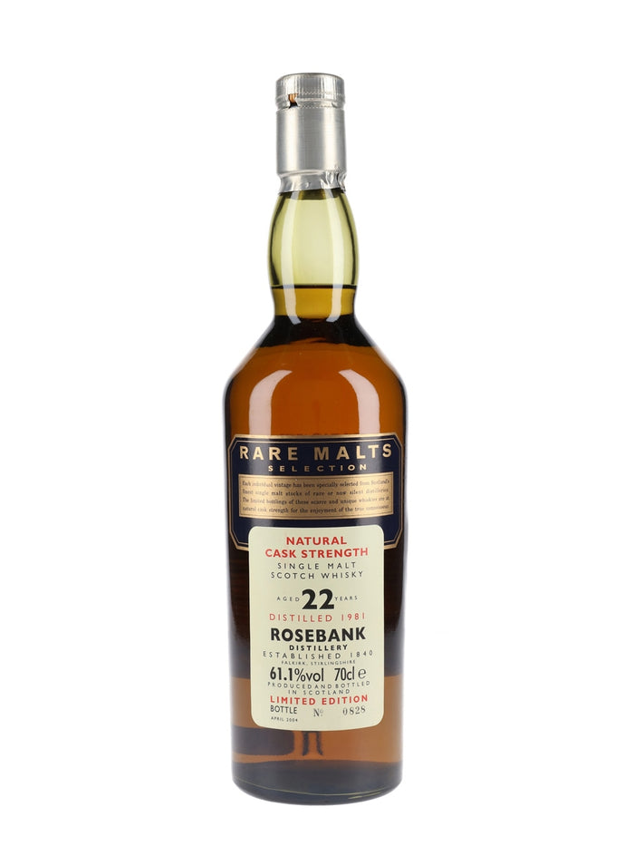 Rosebank 1981 22 Year Old Rare Malts Lowland Single Malt Scotch Whisky | 700ML