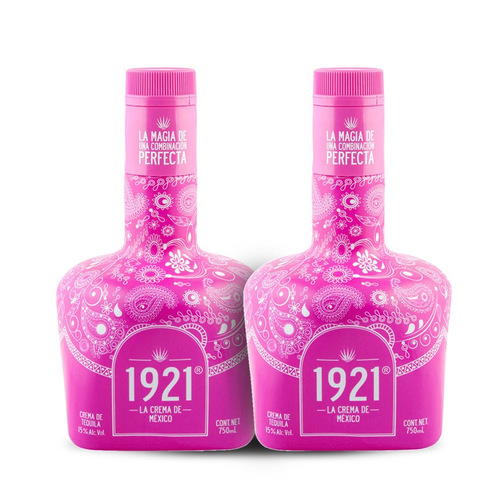 [BUY] 1921 Crema De Mexico Pink Tequila (2) Bottle Bundle at CaskCartel.com