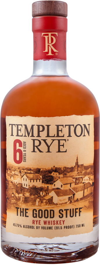 TEMPLETON 6 YEAR OLD RYE WHISKEY