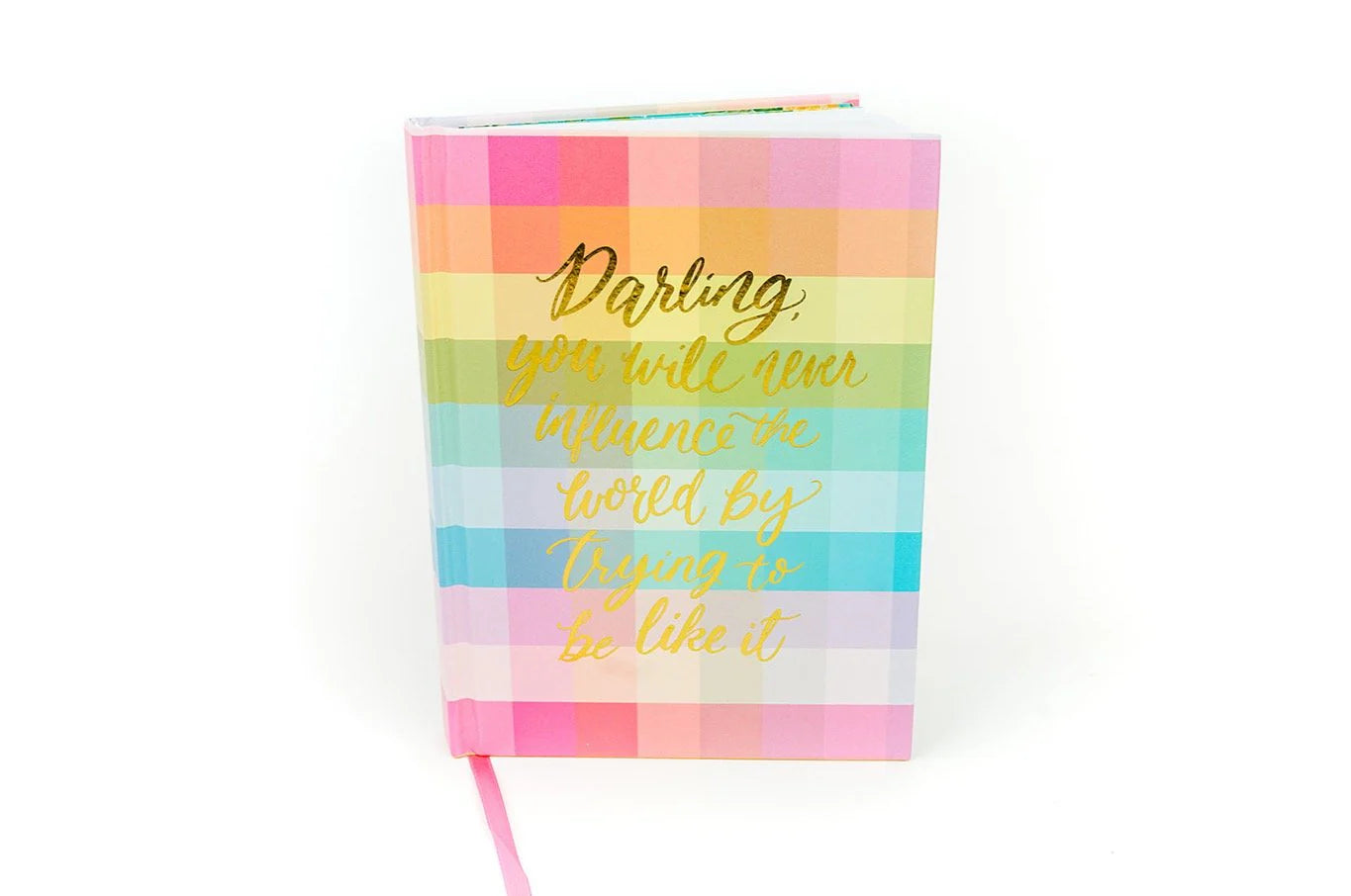 Darling Bright Checked Journal Notebook