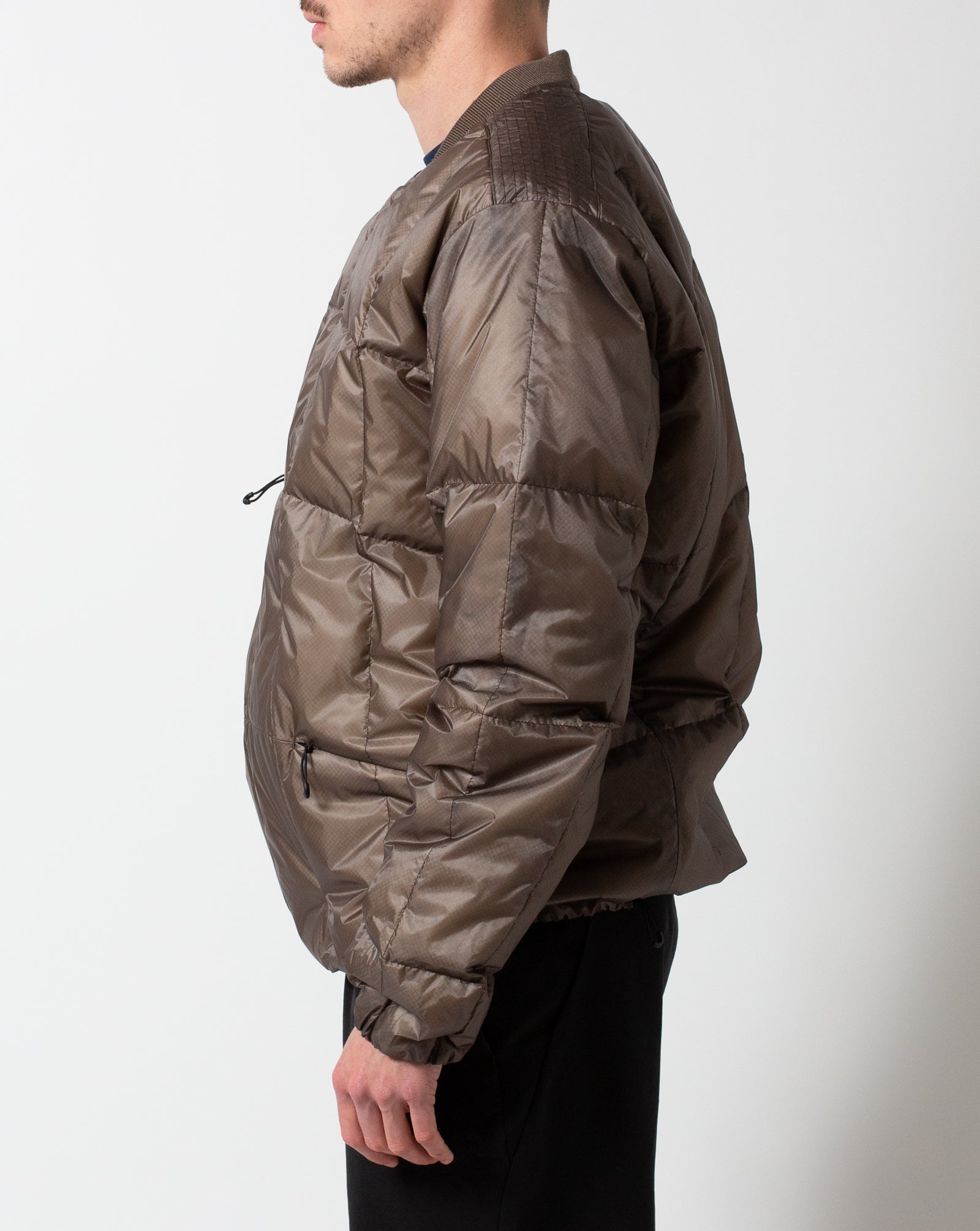 ドンル front frill down jacket-