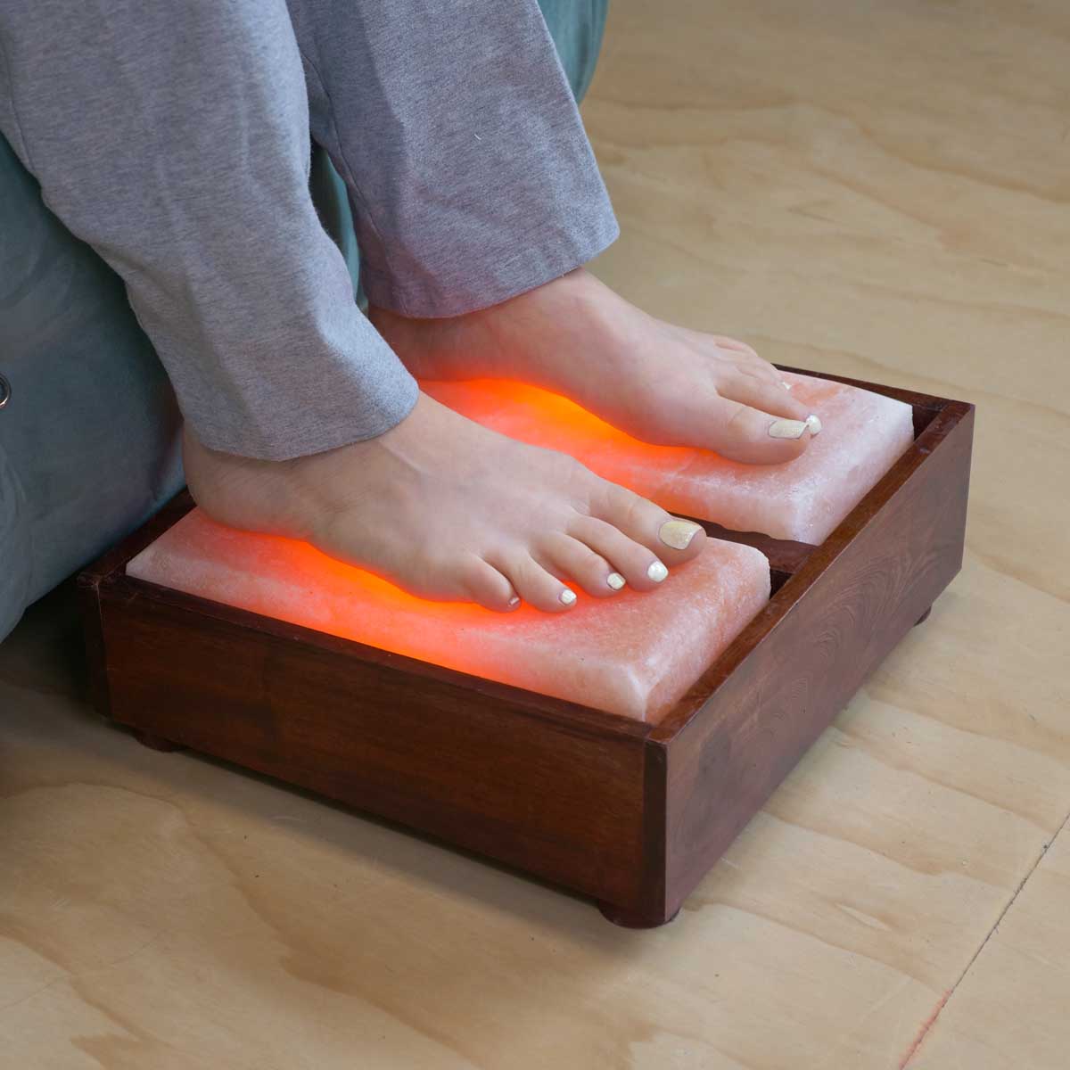 foot detox pure himalayan salt lamp