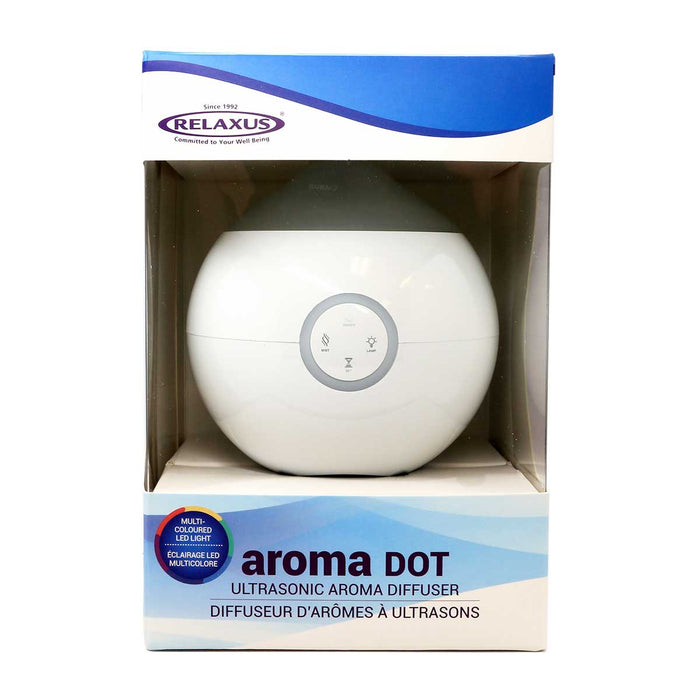 White Aroma Dot Essential Oil Diffuser — Relaxus Professional