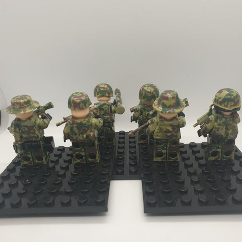 compatible with lego army minifigs