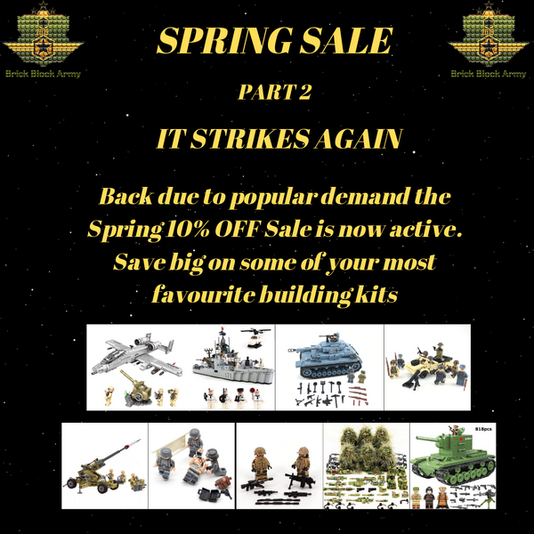 Brick block army spring sale