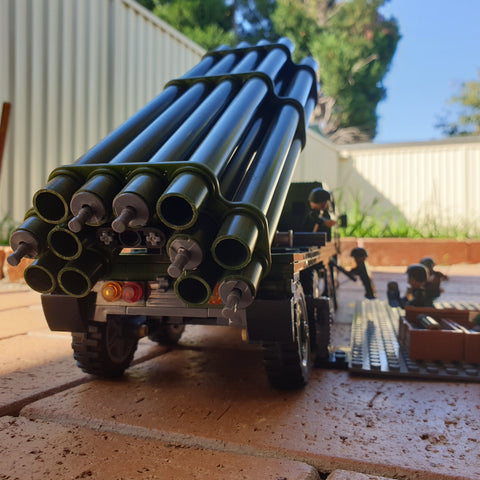 12 tubes of the PHL03 Rocket system