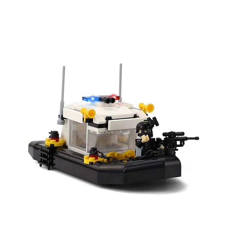 police patrol boat lego