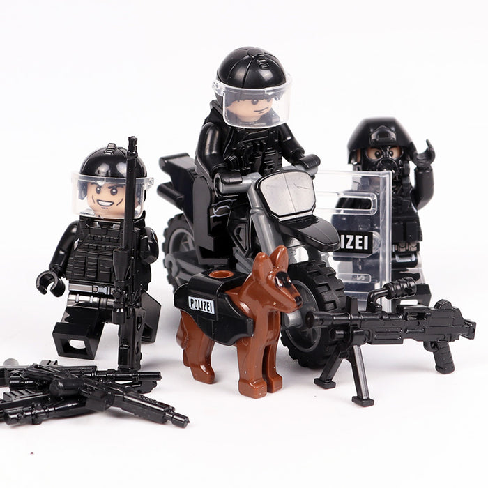 German "Grenzschutzgruppe" Federal Police x 6