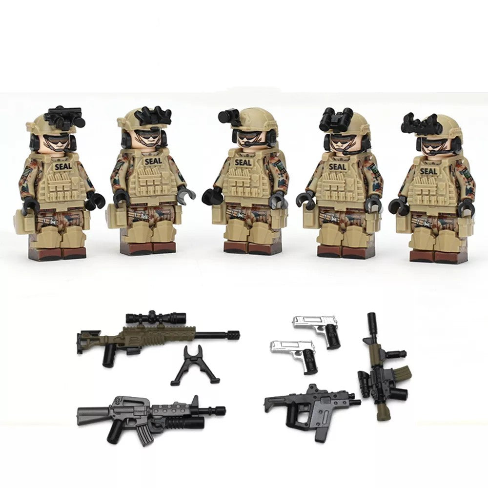 US Navy SEALs x5 — Brick Block