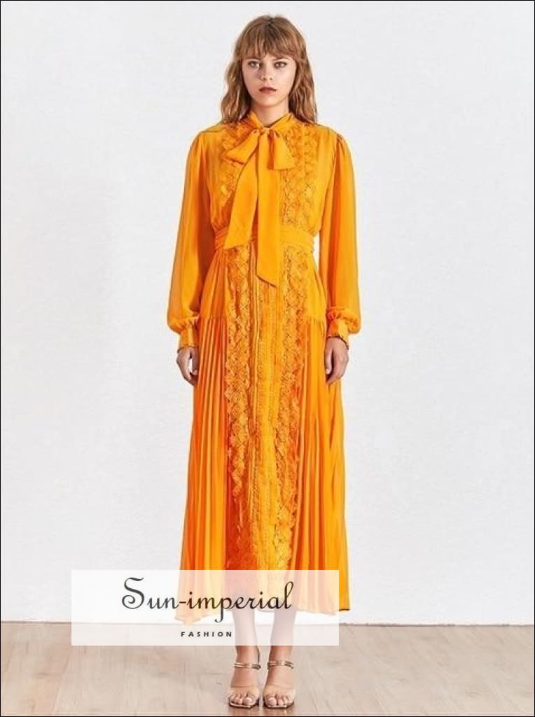 orange elegant dresses
