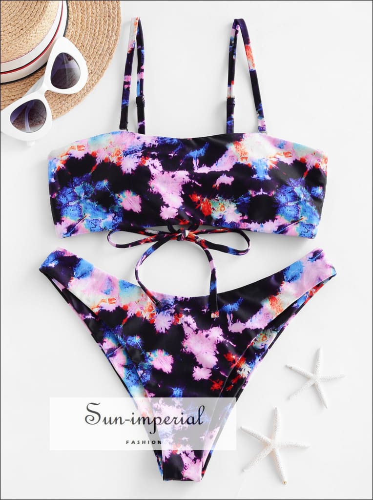 tie up bikini swimwear