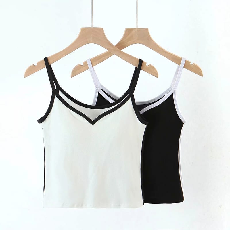 Sun-imperial - women white sweetheart neckline camisole with padded cup ...