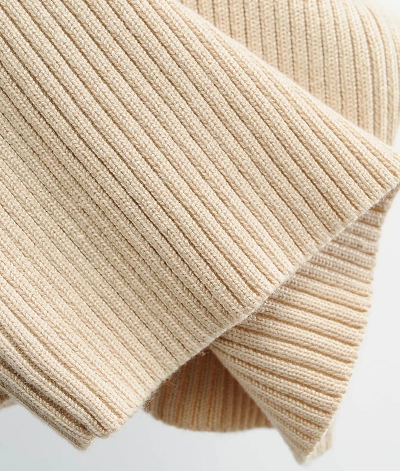 Women Beige Knitted Crop top Criss Cross Halter Cami