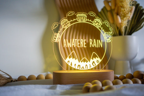 Train Night Light for Kids