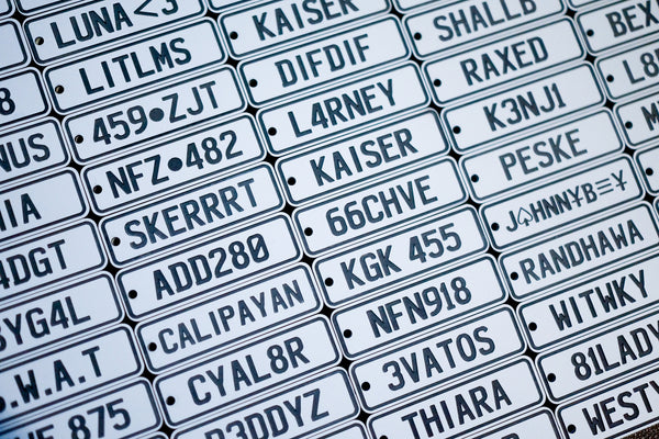 Custom NZ Number Plate