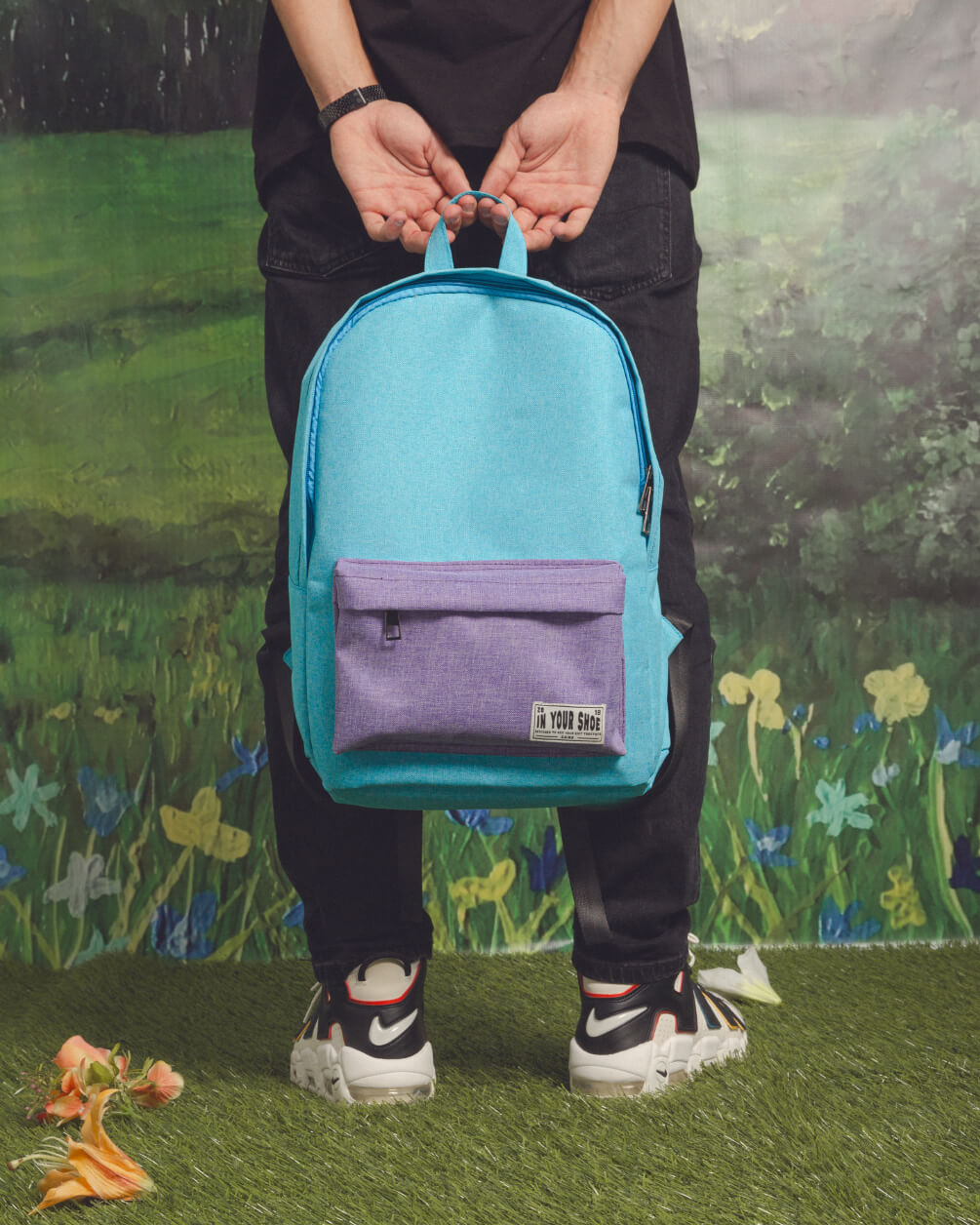 Baby Blue x Purple Backpack