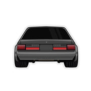 88-93 Notchback Gray Sticker (Rear) - 5ohNation