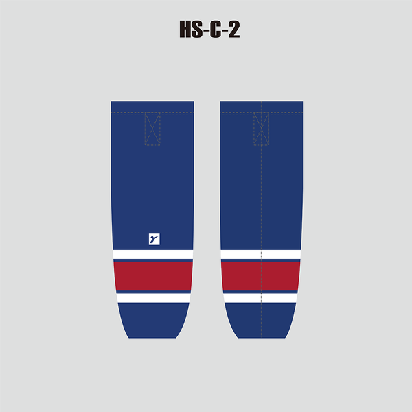 Sublimated Custom Junior & Senior Hockey Socks - YoungSpeeds