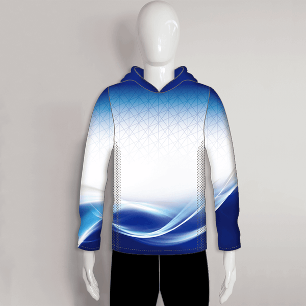 FHX09 Abstract Wave Custom Fishing Hoodies For Men and Women - YoungSpeeds