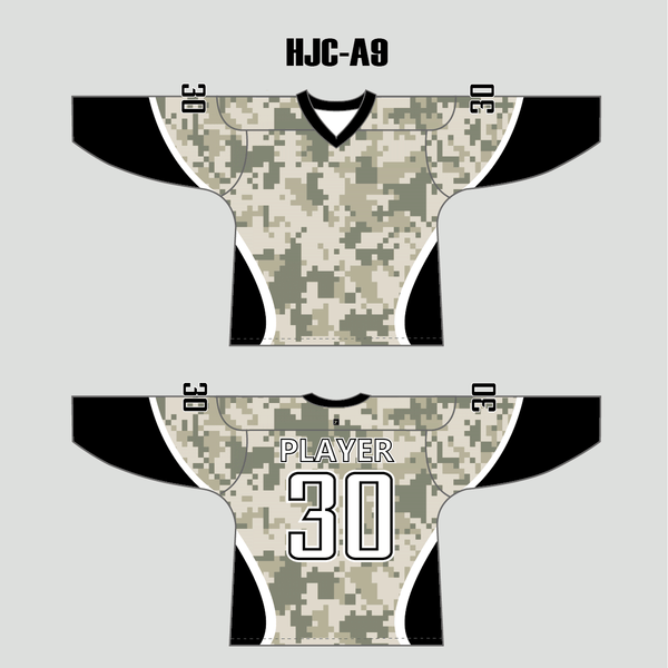 American Flag US Army Camo Sublimated Custom Hockey Jerseys | YoungSpeeds Y16