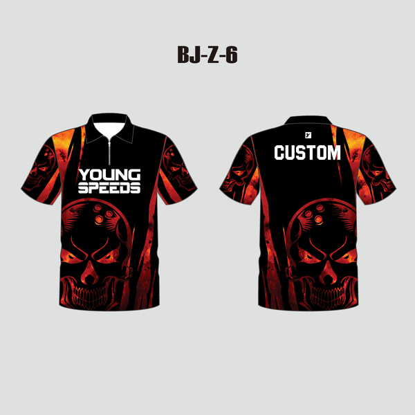 Fire Skull Head Custom Sublimated Hockey Jerseys | YoungSpeeds XL