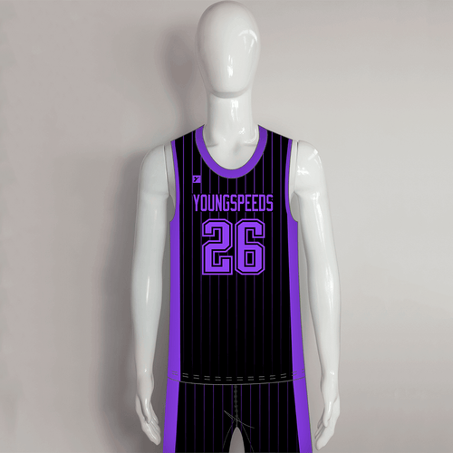 sublimation purple jersey design